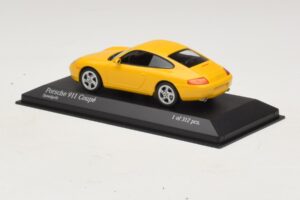 Porsche 911 991 Carrera Dzeltens Minichamps 1:43 410060221 Metāls — attēls 3 no 4