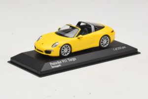 Porsche 911 991 Targa Dzeltens Minichamps 1:43 410062441 Metāls — attēls 2 no 4