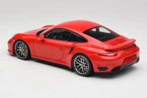 Porsche 911 991 Turbo S Sarkans Minichamps 1:18 110062320 Metāls — attēls 7 no 8