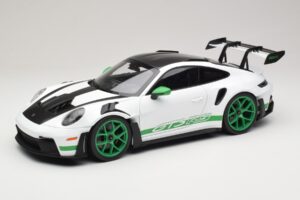 Porsche 911 992 GT3 RS Tribute to Carrera RS Balts Python Green Norev 1:12 127535 Metāls