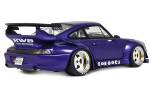 Porsche 911 993 RWB Son Goku Purple GT Spirit 1:18 GT571 Sveķi — attēls 2 no 5