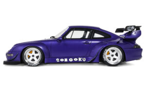 Porsche 911 993 RWB Son Goku Purple GT Spirit 1:18 GT571 Sveķi — attēls 3 no 5