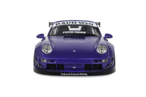 Porsche 911 993 RWB Son Goku Purple GT Spirit 1:18 GT571 Sveķi — attēls 4 no 5