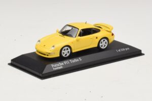 Porsche 911 993 Turbo S Dzeltens Minichamps 1:43 430069270 Metāls — attēls 2 no 4