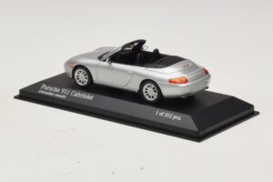 Porsche 911 996 Kabriolets Sudrabs Metālisks Minichamps 1:43 400061091 Metāls — attēls 3 no 4