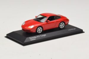 Porsche 911 996 Sarkans Minichamps 1:43 400061181 Metāls — attēls 2 no 4