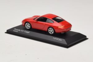 Porsche 911 996 Sarkans Minichamps 1:43 400061181 Metāls — attēls 3 no 4