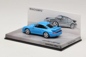 Porsche 911 996 Turbo S 3.6 Jubilejas Izdevums Zils Minichamps 1:43 436069270 Metāls — attēls 3 no 5