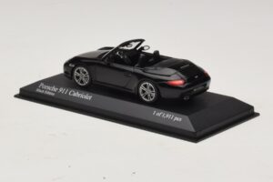 Porsche 911 997 Carrera Kabriolets Black Edition Minichamps 1:43 400066434 Metāls — attēls 3 no 4