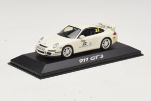 Porsche 911 997 GT3 #22 Balts Minichamps 1:43 WAP020102016 Metāls — attēls 2 no 4