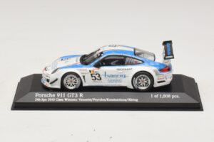 Porsche 911 997 GT3 R #53 Vannelet / Pyroles Class Winners 24 Hours of Spa 2010 Minichamps 1:43 400108953 Metāls