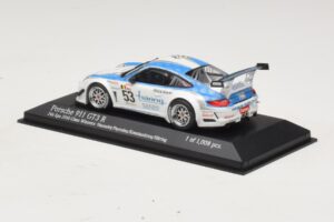 Porsche 911 997 GT3 R #53 Vannelet / Pyroles Class Winners 24 Hours of Spa 2010 Minichamps 1:43 400108953 Metāls — attēls 3 no 4
