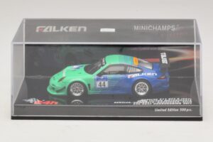 Porsche 911 997 GT3 R Falken #44 Nurburgring 2011 Minichamps 1:43 447116144 Metāls — attēls 4 no 5