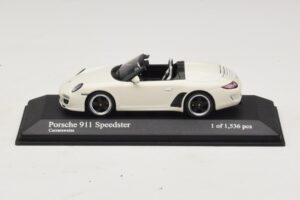 Porsche 911 997 Speedster Balts Minichamps 1:43 400069531 Metāls
