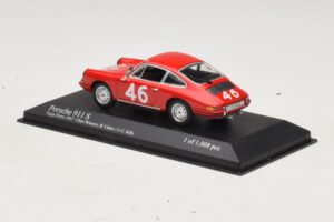 Porsche 911 S #46 Cahier / Killy Class Winners Targa Florio 1967 Minichamps 1:43 430676746 Metāls — attēls 3 no 4