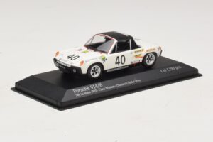 Porsche 914/6 #40 G. Chasseuil / C. Ballot-Lena Class Winners 24 Hours of Le Mans 1970 Minichamps 1:43 400706540 Metāls — attēls 2 no 4
