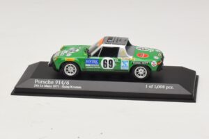 Porsche 914/6 Max Moritz Racing #69 Quist / Krumm 24 Hours of Le Mans 1971 Minichamps 1:43 400716569 Metāls