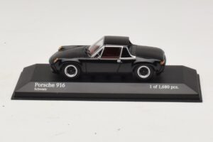 Porsche 916 Melns Minichamps 1:43 400066060 Metāls