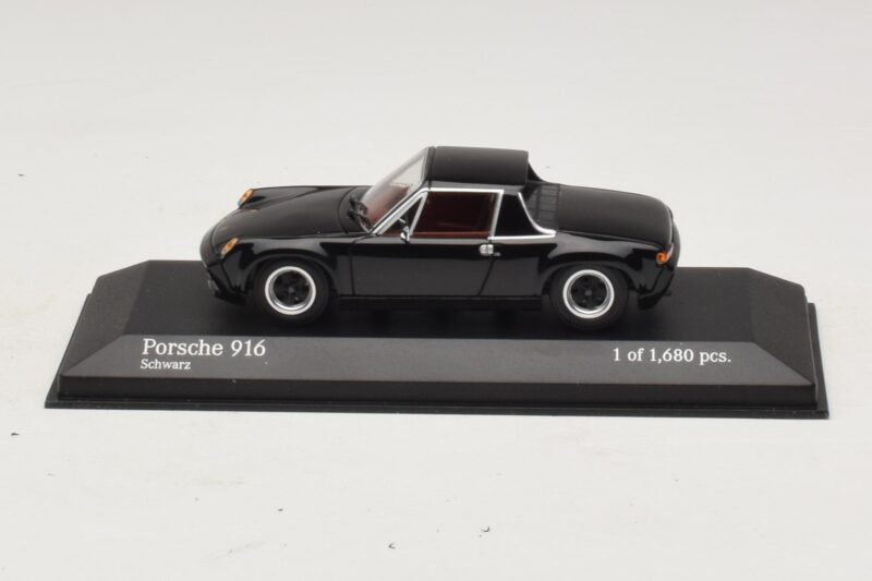 Porsche 916 Melns Minichamps 1:43 400066060 Metāls