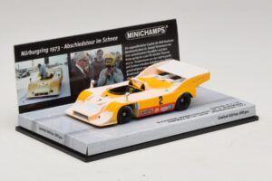 Porsche 917/10 #2 W. Kauhsen Farewell In The Snow Nurburgring 1973 Minichamps 1:43 437736592 Metāls — attēls 2 no 5