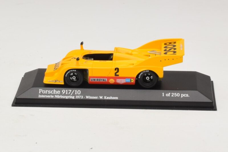 Porsche 917/10 #2 W. Kauhsen Interserie 1973 Minichamps 1:43 437736502 Metāls