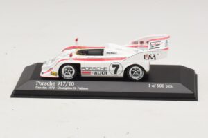 Porsche 917/10 Penske Racing #7 G. Follmer Can-Am Champion 1972 Minichamps 1:43 437726507 Metāls