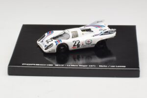 Porsche 917K #22 H. Marko / G. van Lennep Martini Racing 24 Hours of Le Mans Uzvarētājs 1971 Kasetes Izdevums Minichamps 1:43