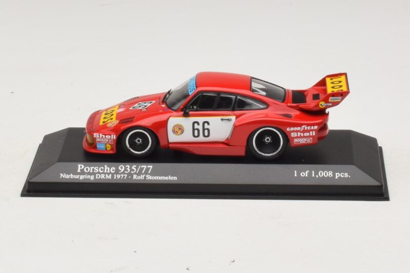 Porsche 935/77 #66 R. Stommelen DRM Nurburgring 1977 Minichamps 1:43 Porsche 935/77 #66 R. Stommelen DRM Nurburgring 1977 Minichamps 1:43 400776366 Metāls