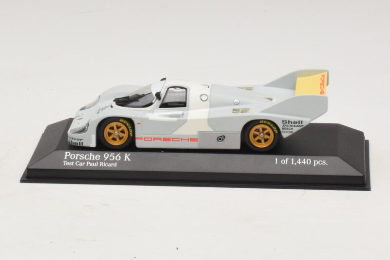 Porsche 956K Test Paul Ricard 1982 Minichamps 1:43 400826700 Metāls