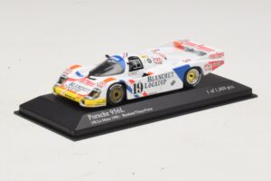 Porsche 956L #19 T. Boutsen / D. Theys 24 Hours of Le Mans 1986 Minichamps 1:43 430866519 Metāls — attēls 2 no 4