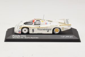Porsche 956L Warsteiner #9 W. Brun / Bayern 24 Hours of Le Mans 1984 Minichamps 1:43 430846509 Metāls