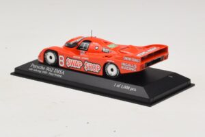 Porsche 962 IMSA #8 A.J. Foyt / B. Wollek 12 Hours of Sebring 1985 Minichamps 1:43 400856508 Metāls — attēls 3 no 4