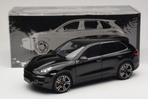 Porsche Cayenne Turbo S 92A Melns Metālisks Minichamps 1:18 110062100 Metāls — attēls 8 no 8