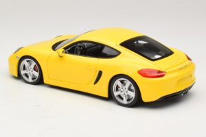 Porsche Cayman 981 Dzeltens Minichamps 1:18 110062220 Metāls — attēls 7 no 8