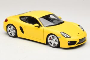 Porsche Cayman 981 Dzeltens Minichamps 1:18 110062220 Metāls — attēls 6 no 8