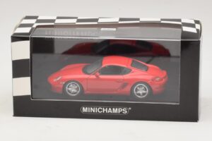 Porsche Cayman 987 S Sarkans Minichamps 1:43 400065620 Metāls — attēls 4 no 4