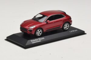 Porsche Macan 95B Sarkans Metālisks Minichamps 1:43 410062600 Metāls — attēls 2 no 4