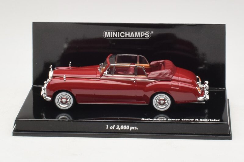 Rolls-Royce Silver Cloud II Kabriolets Sarkans Minichamps 1:43 Rolls-Royce Silver Cloud II Kabriolets Sarkans Minichamps 1:43 436134930 Metāls