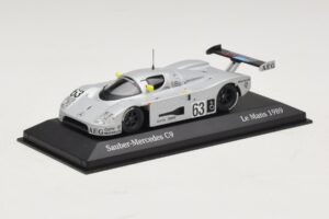 Sauber Mercedes C9 #63 J. Mass / M. Reuter / S. Dickens Winners 24 Hours of Le Mans 1989 Minichamps 1:43 B66041033 Metāls — attēls 2 no 5