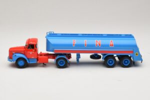 Scania L110S Tanksattelzug FINA Minichamps 1:43 499126970 Metāls — attēls 3 no 6