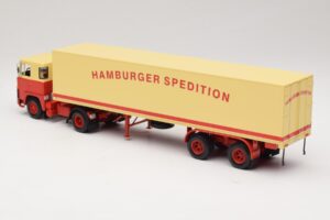 Scania LB111S Koffersattelzug Hamburger Spedition Minichamps 1:43 499123880 Metāls — attēls 5 no 6