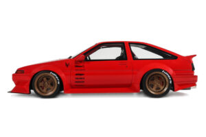 Toyota Sprinter Trueno AE86 Widebody Rosso Corsa Otto 1:18 OT1278 Sveķi — attēls 3 no 5