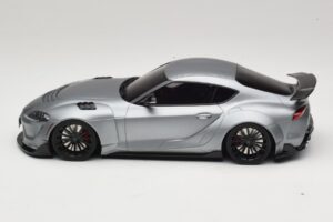 Toyota Supra A90 Prior Design Matt Silver GT Spirit 1:18 GT343 Sveķi — attēls 3 no 5