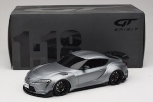Toyota Supra A90 Prior Design Matt Silver GT Spirit 1:18 GT343 Sveķi — attēls 5 no 5