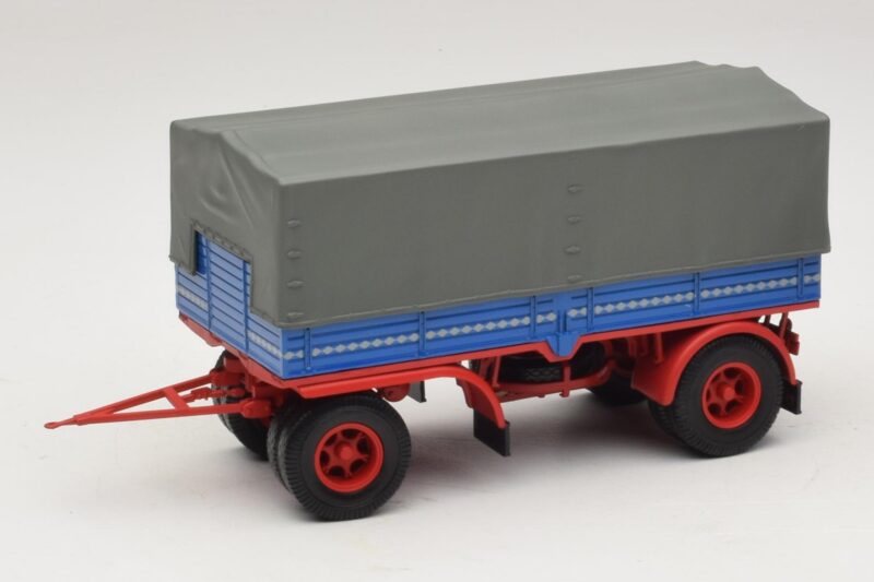 Kravas Automašīnas Piekabe Zils Sarkans Minichamps 1:43 439159092 Metāls