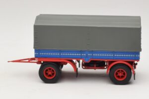 Kravas Automašīnas Piekabe Zils Sarkans Minichamps 1:43 439159092 Metāls — attēls 3 no 6