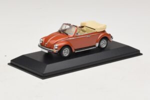 Volkswagen 1200 Kabriolets Hebmuller Sarkans Minichamps 1:43 430052032 Metāls — attēls 2 no 4