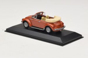 Volkswagen 1200 Kabriolets Hebmuller Sarkans Minichamps 1:43 430052032 Metāls — attēls 3 no 4