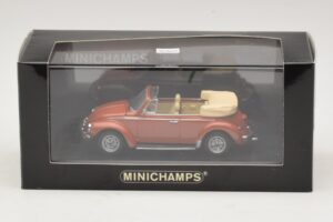 Volkswagen 1200 Kabriolets Hebmuller Sarkans Minichamps 1:43 430052032 Metāls — attēls 4 no 4