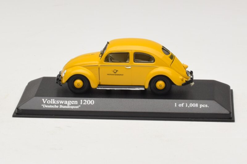 Volkswagen 1200 Export Deutsche Bundespost Minichamps 1:43 Volkswagen 1200 Export Deutsche Bundespost Minichamps 1:43 431051292 Metāls